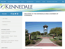 Tablet Screenshot of kennedalechamber.com